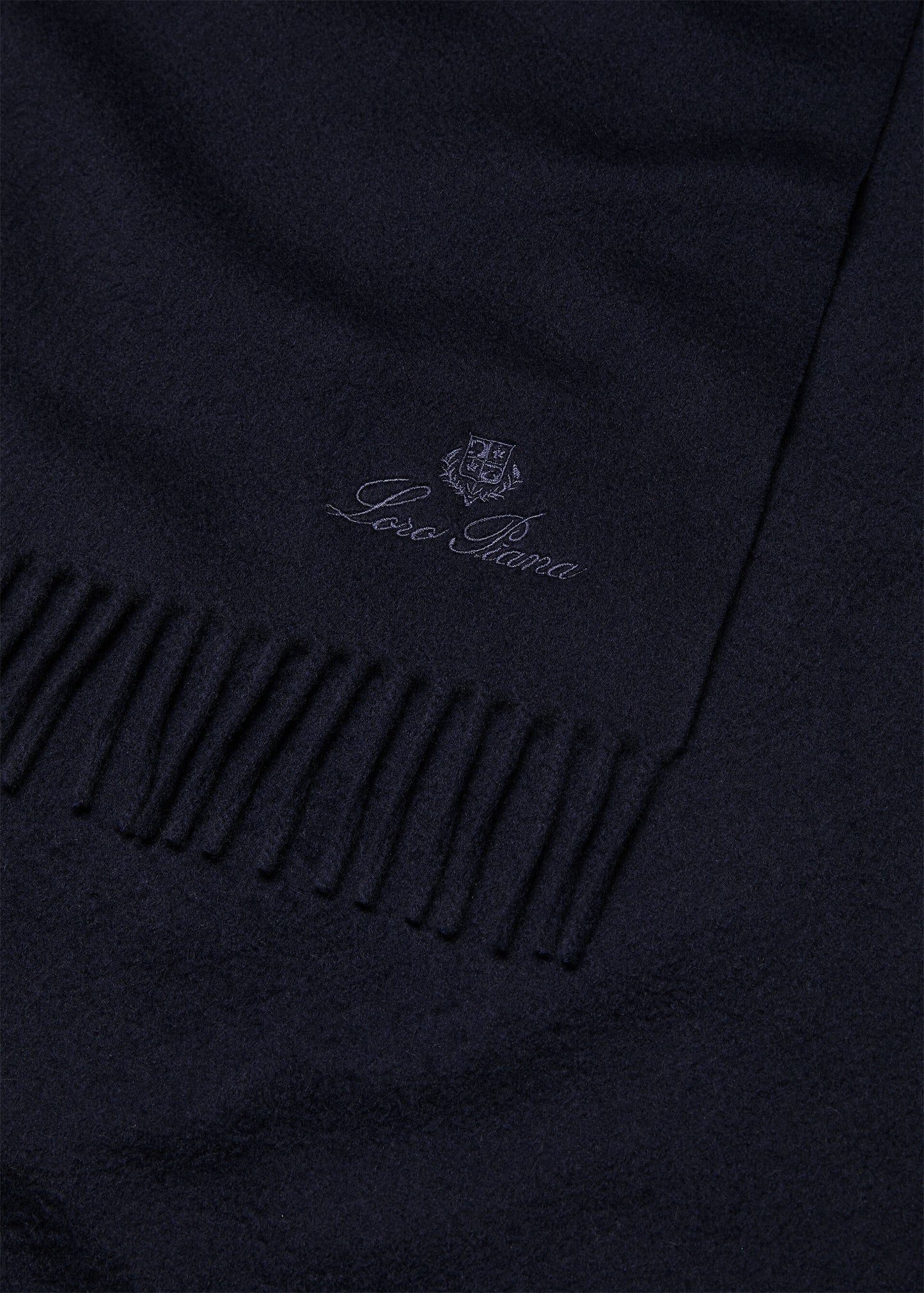Extra Large Plain Navy Blue Scarf