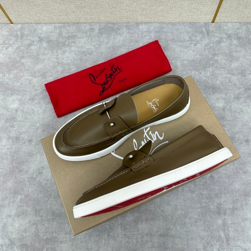 Mocassini Chambeliboat in pelle etoupe