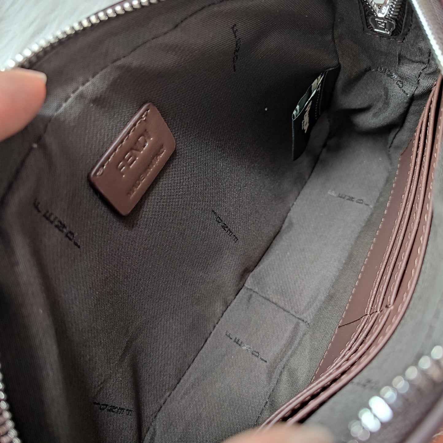 Borsa da weekend in pelle marrone