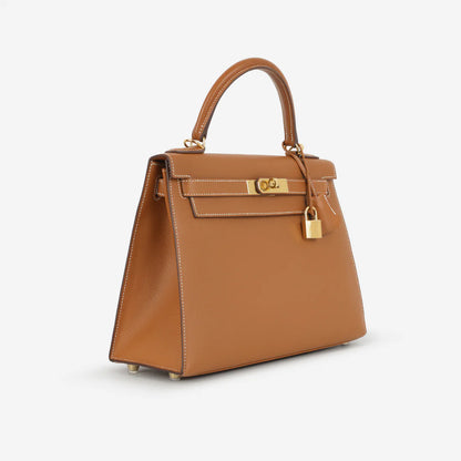Kelly 28 Gold with gold hardware Epsom