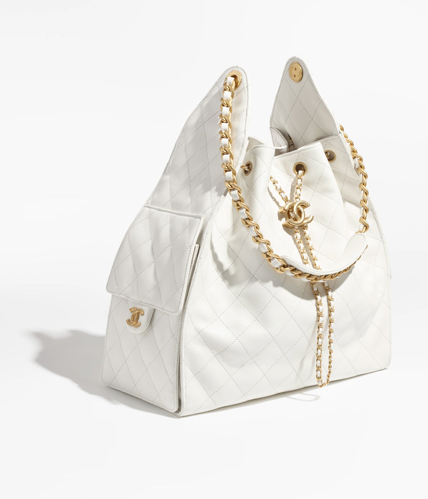Borsa CHANEL 25 media bianco