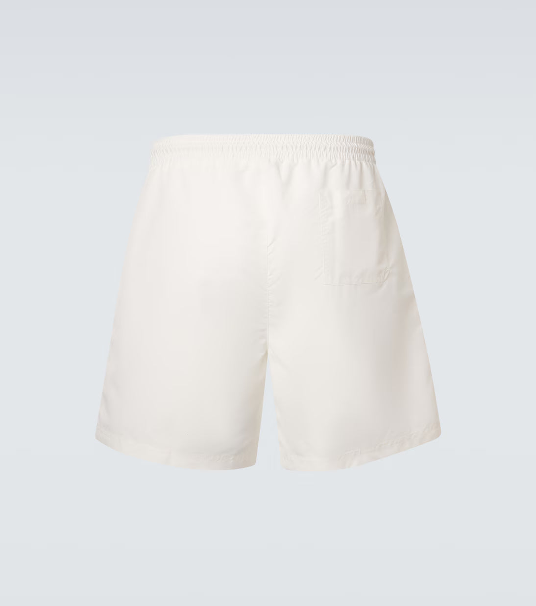 Costume da bagno con coulisse in vita elasticizzata bianco