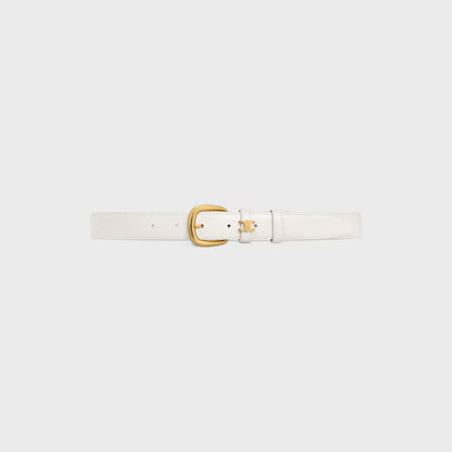 Cintura Vivienne da 25mm in pelle Taurillon Riso donna