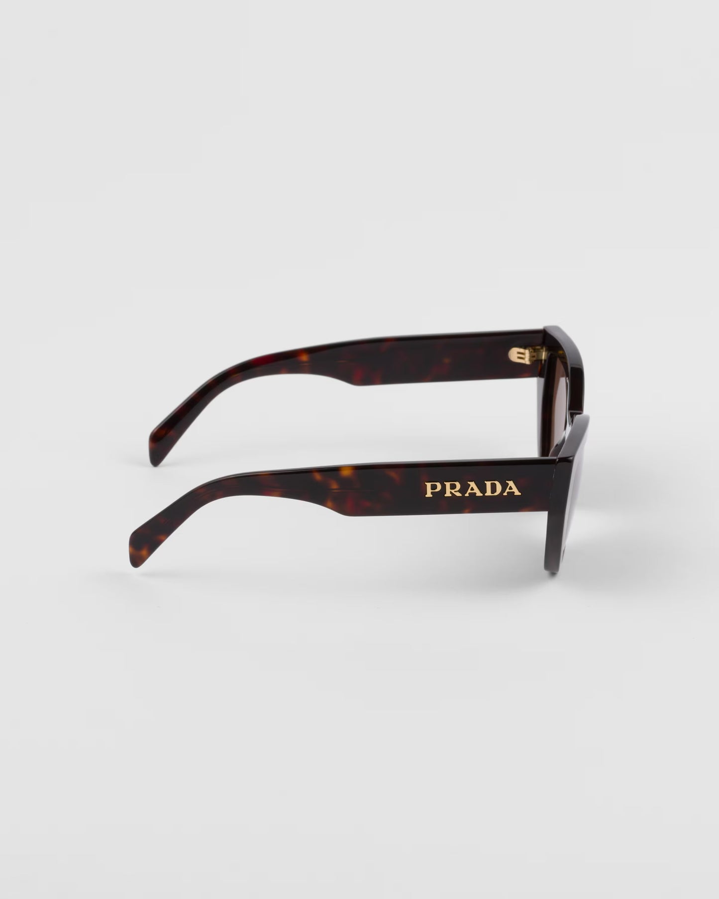 Cat-eye sunglasses with logo Coffee Brown