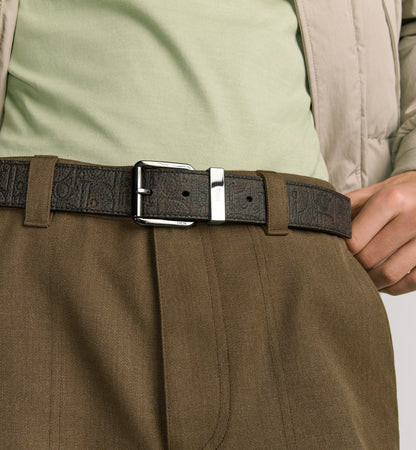 Gravity brown vintage leather 35 mm men's belt