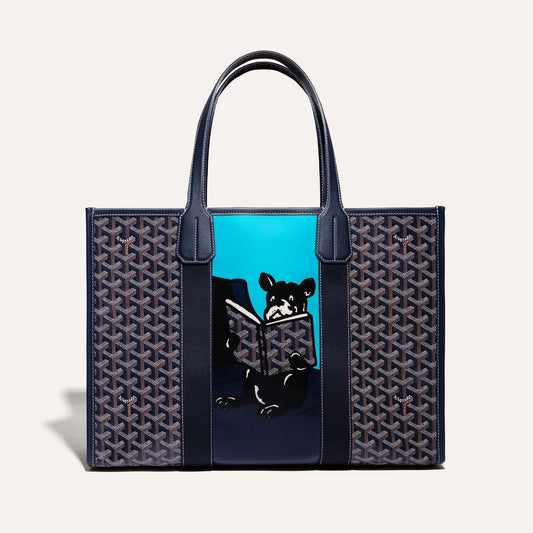 Villette Tote Bag MM Navy Blue
