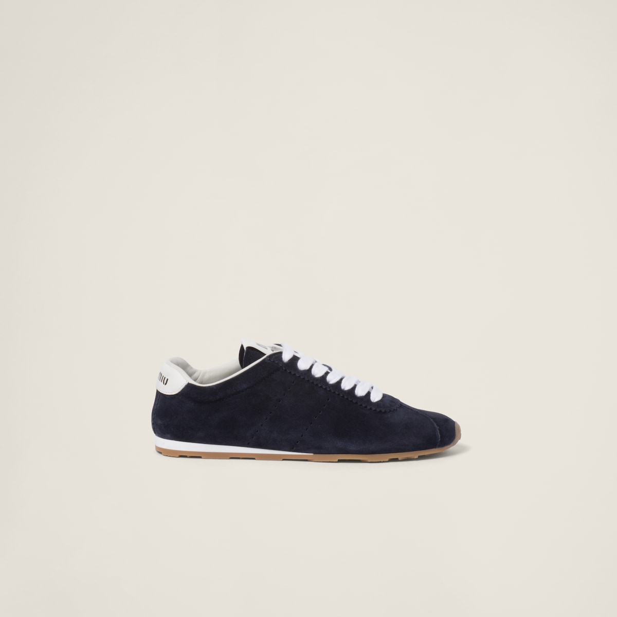 Blue suede Plume sneakers
