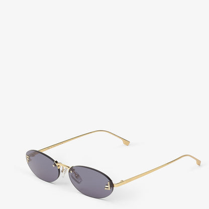 First Crystal Fashion Show women's blue sunglasses