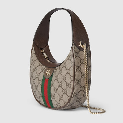 Ophidia clutch in beige and ebony GG Supreme canvas