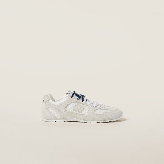 Sneakers NB X MM 530 SL in pelle scamosciata e rete bianco