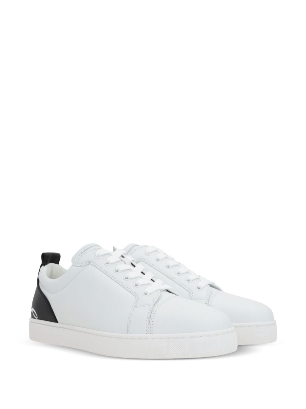 Fun sneakers Louis Junior in pelle bianco/nero