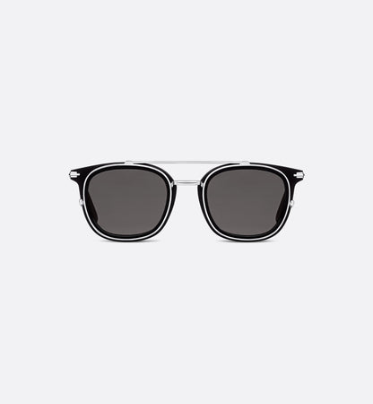 BlackSuit S14I Occhiali da sole neri quadrati in bio-acetato uomo