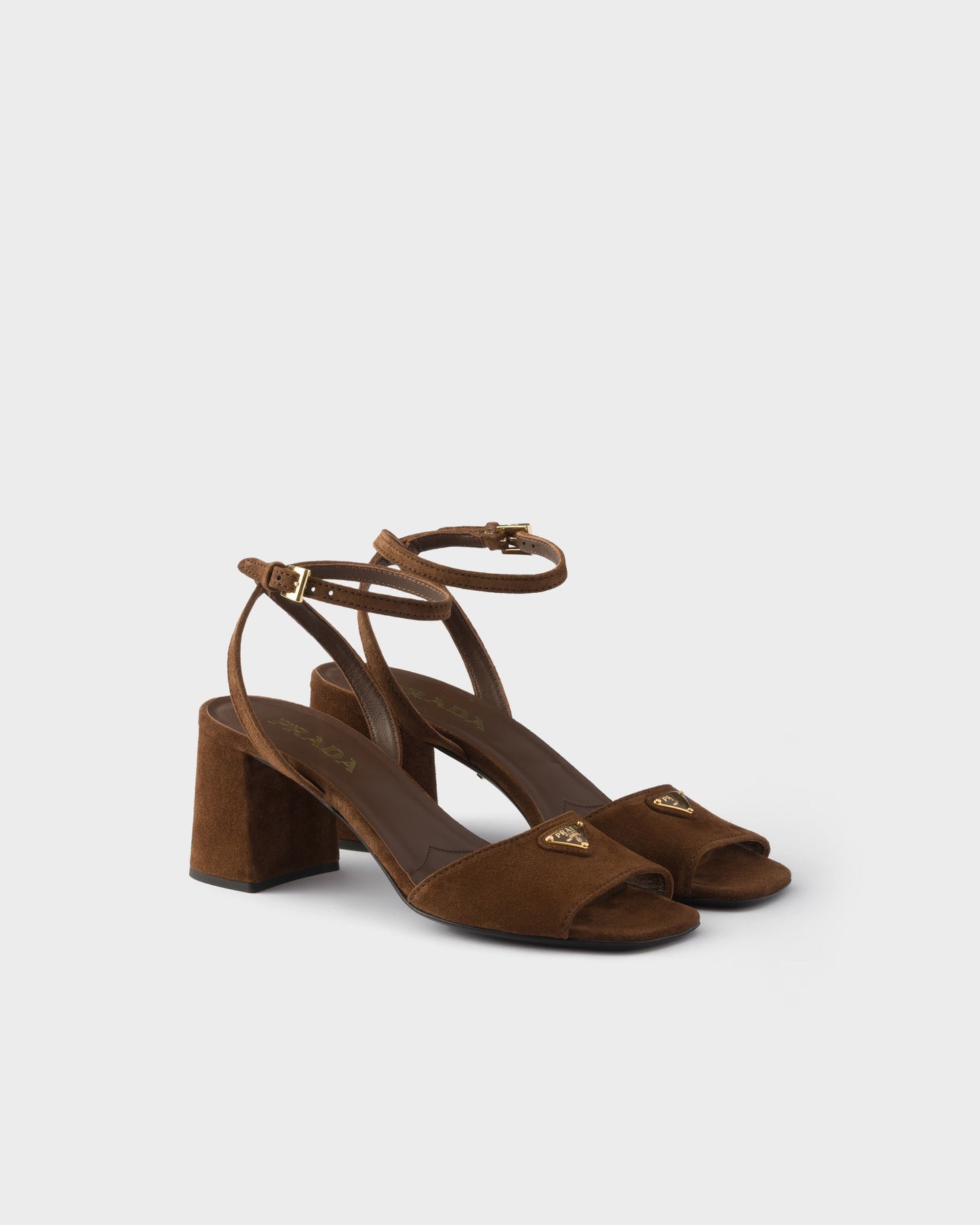 Cocoa suede sandals