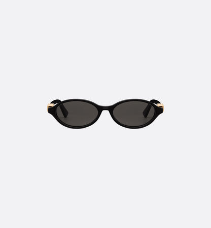 Women's oval black Treasure R1I sunglasses