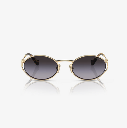 Gold frame sunglasses Gray lenses