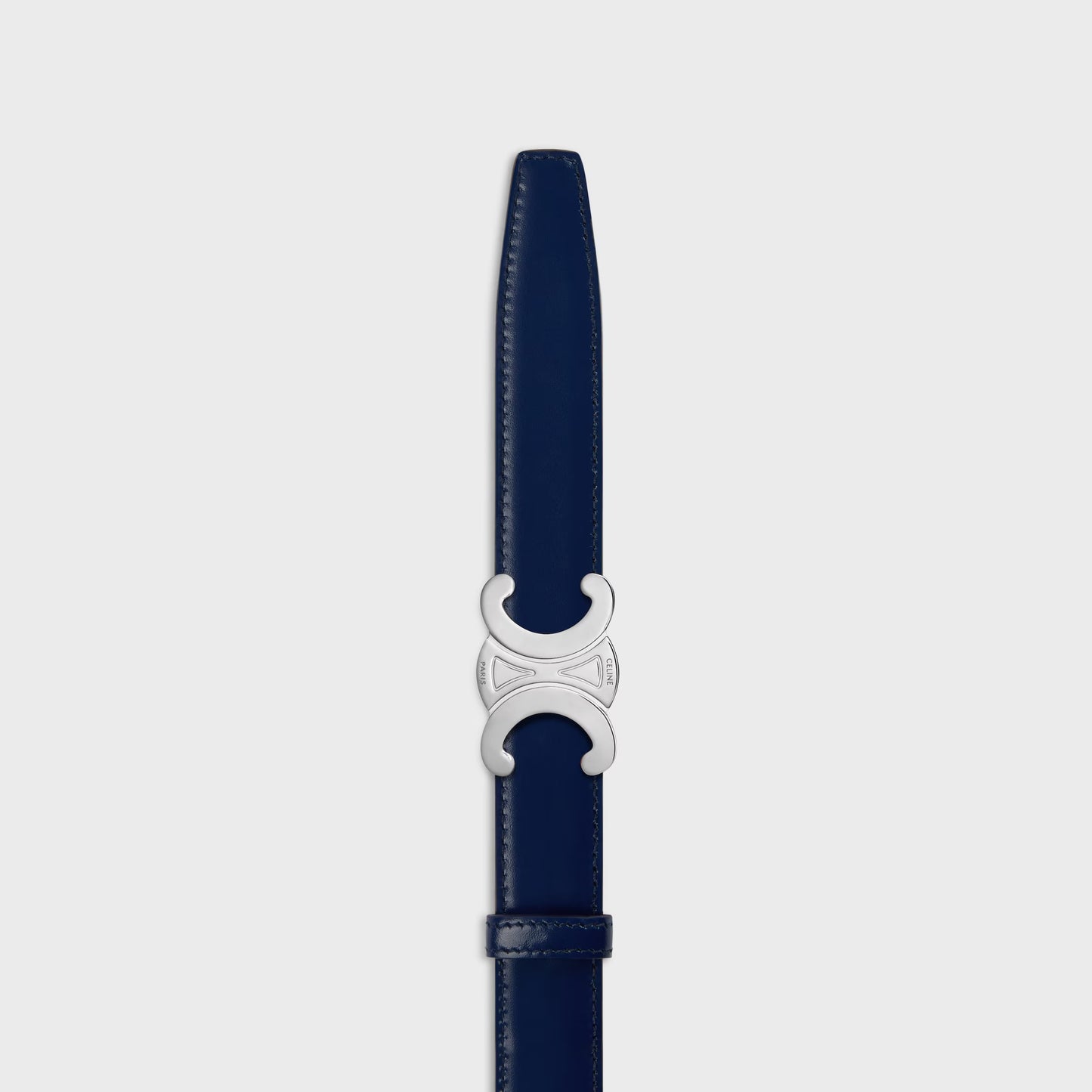 FIBBIA TRIOMPHE E TRACOLLA REVERSIBILE DA 25 MM Navy Uomo
