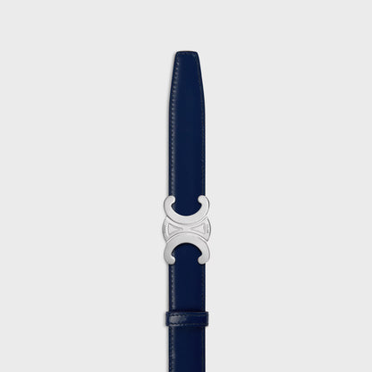 FIBBIA TRIOMPHE E TRACOLLA REVERSIBILE DA 25 MM Navy Uomo