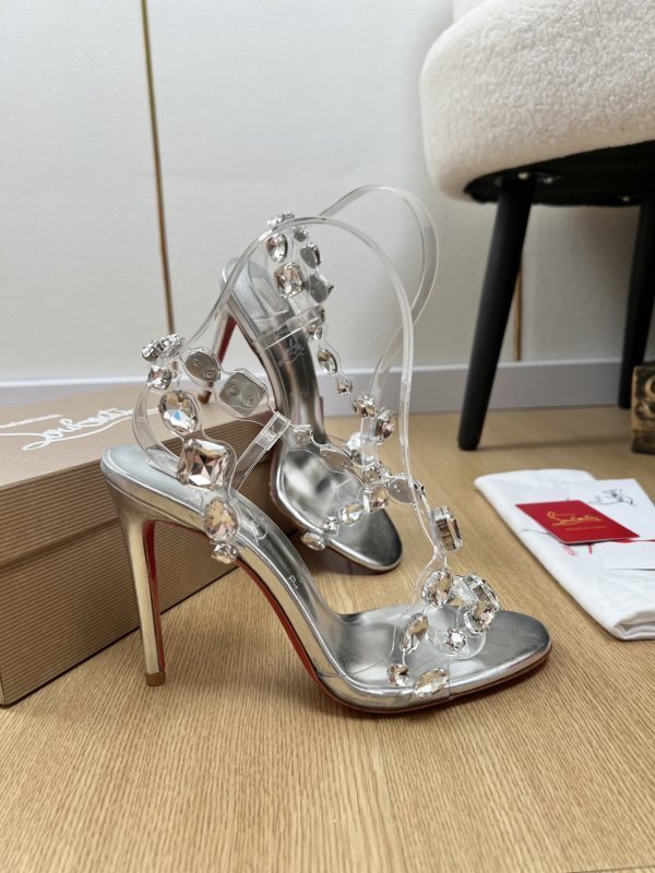 Rosalie Jewel 100 Crystal-Embellished Sandali Bianca