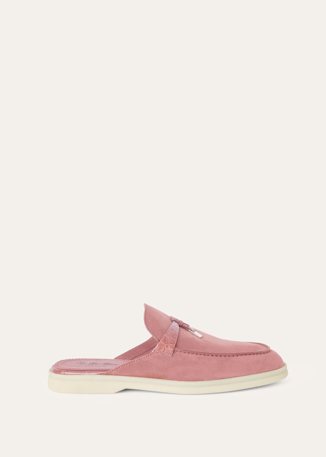Babouche Charms Walk in pelle scamosciata rosa
