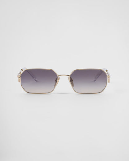 Sunglasses with Triangle Logo and Gradient Iris Lenses