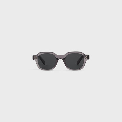 Occhiali da sole Black Frame 60 in acetato grigio transparente