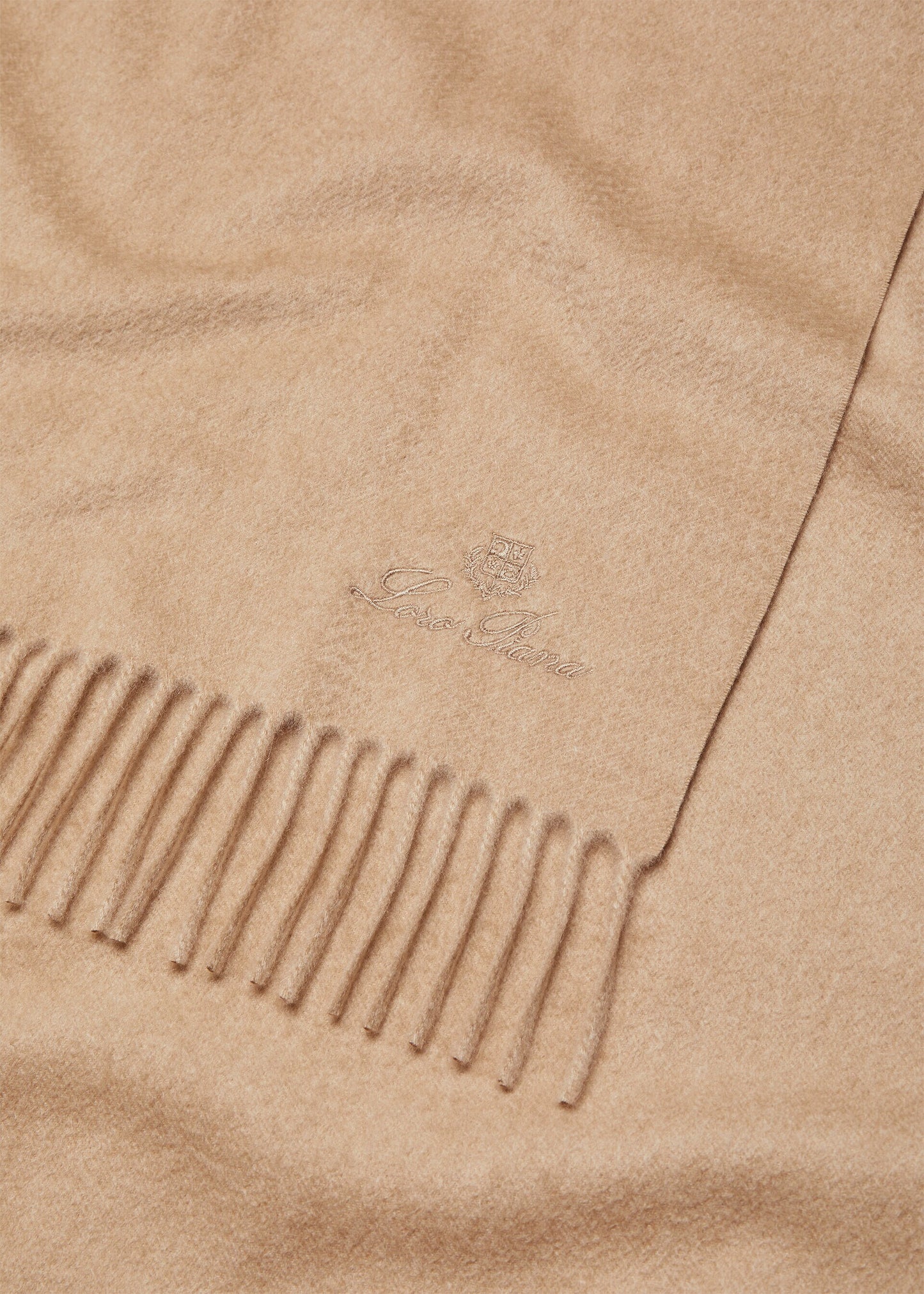 Extra Large Plain Golden Shade Melange Scarf