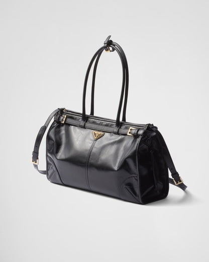 Bonnie Large Handbag in Black Leather