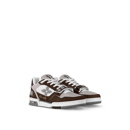 Sneaker Trainer Monogram Denim Mocha