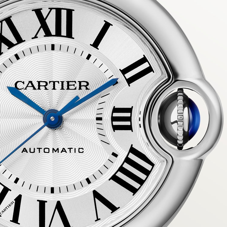 Ballon Bleu watch in silver