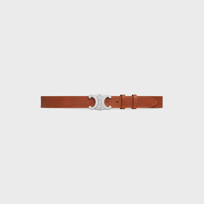 Cintura Triomphe 30 mm in pelle di vitello vintage uomo