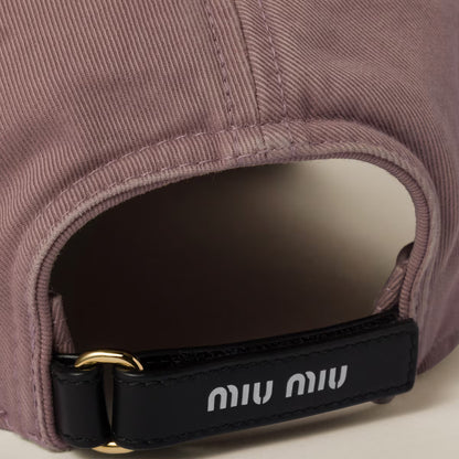Cappello da baseball in drill Lampone