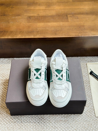 VL7N Sneakers in pelle Bianco/Verde