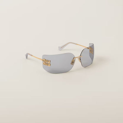 Aube Sunglasses Light Grey Lenses Large Version