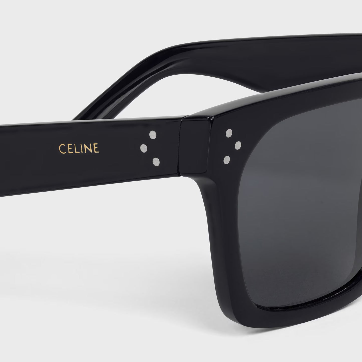Occhiali da sole Black Frame 45 in acetato nero