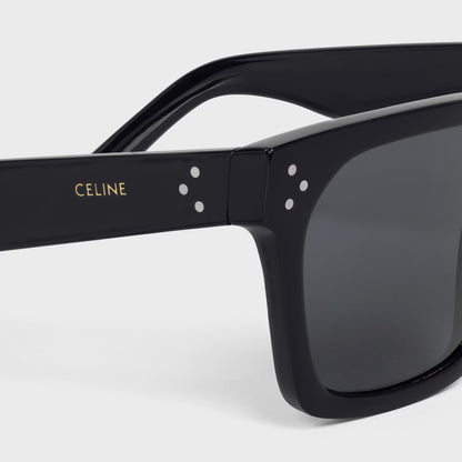 Occhiali da sole Black Frame 45 in acetato nero