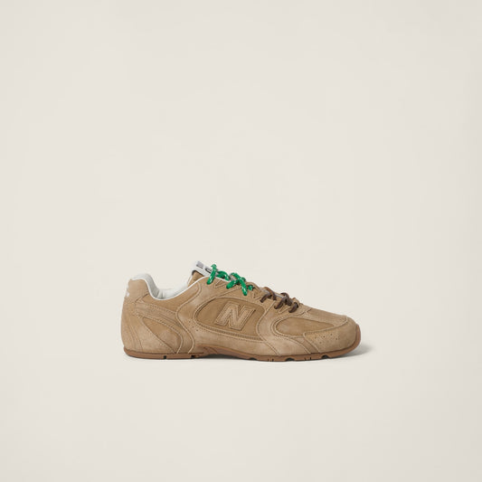 Sneakers NB X MM 530 SL in pelle scamosciata ecru