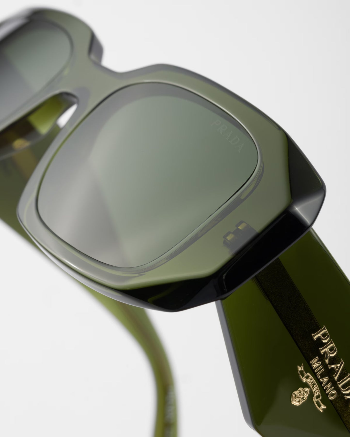 PP Symbole Geometric Sunglasses with Forest Lenses