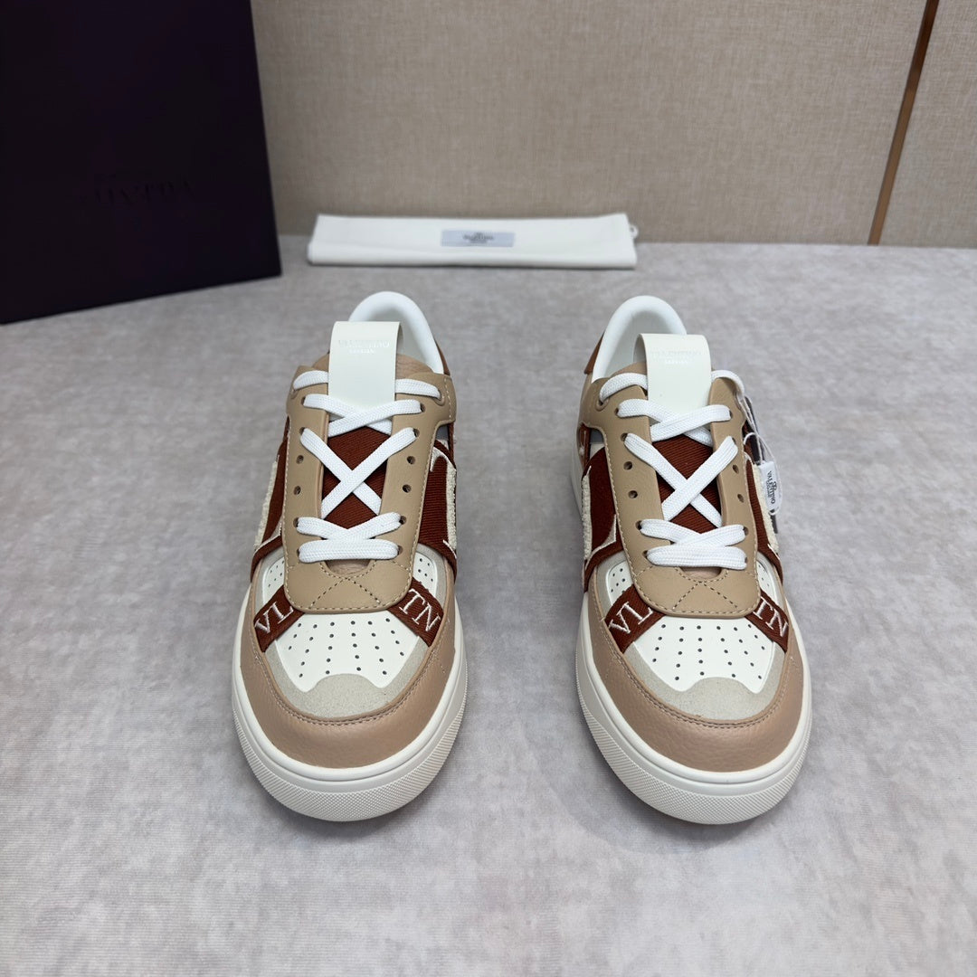 Sneakers VL7N in pelle marrone