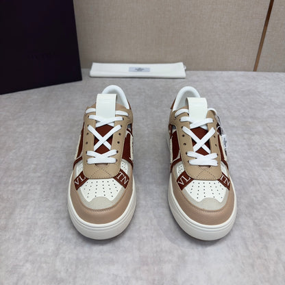 Sneakers VL7N in pelle marrone