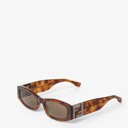 Women's Forever Havana acetate sunglasses