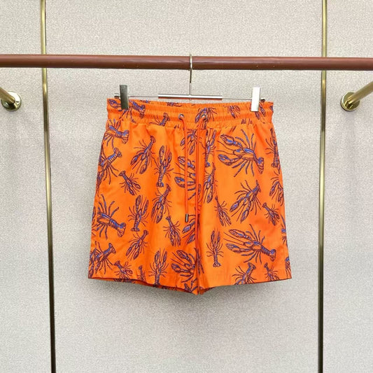 Costume da Bagno Stampa Aragoste Arancione