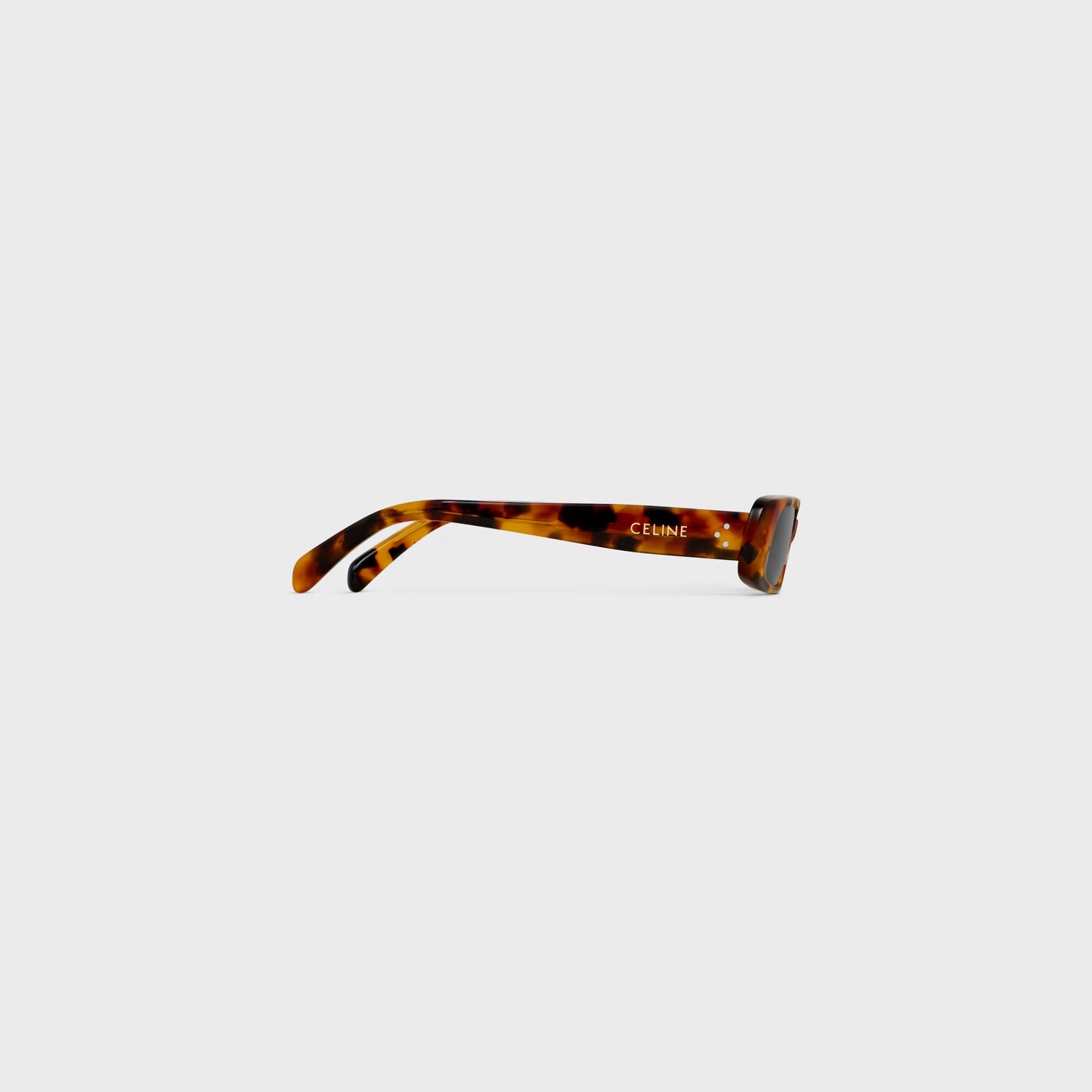 Occhiali da sole rettangolari S343 in acetato AVANA MACULATO donna
