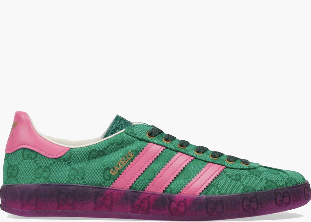 Gucci Gazelle 'Grünes GG-Monogramm'