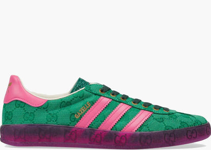 Gucci Gazelle 'Grünes GG-Monogramm'