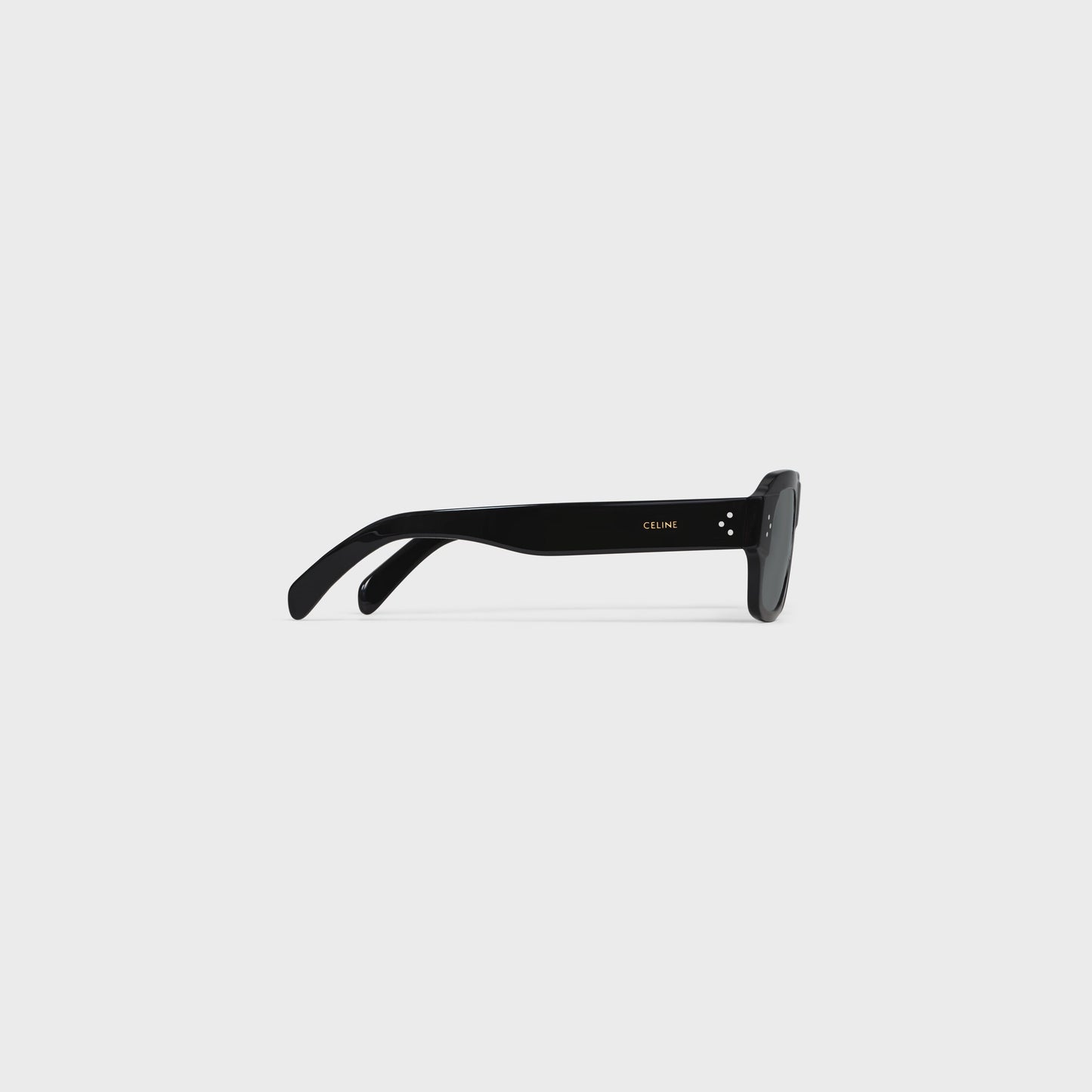 Occhiali da sole Black Frame 61 in acetato nero