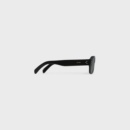 Occhiali da sole Black Frame 61 in acetato nero