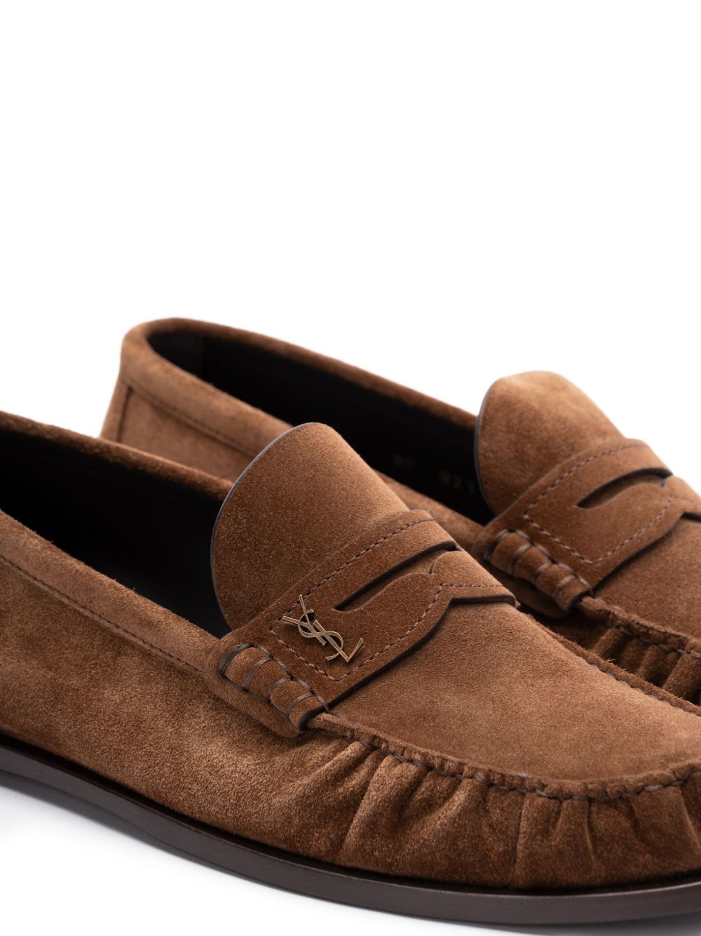 Brown Suede Loafers