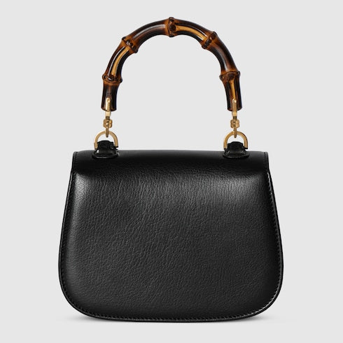GG Bamboo 1947 mini bag in black leather