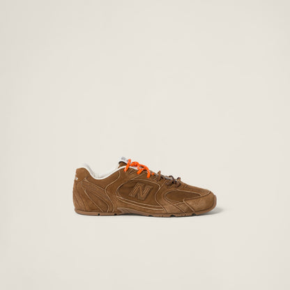 NB X MM 530 SL Sneakers aus dunkelbraunem Wildleder