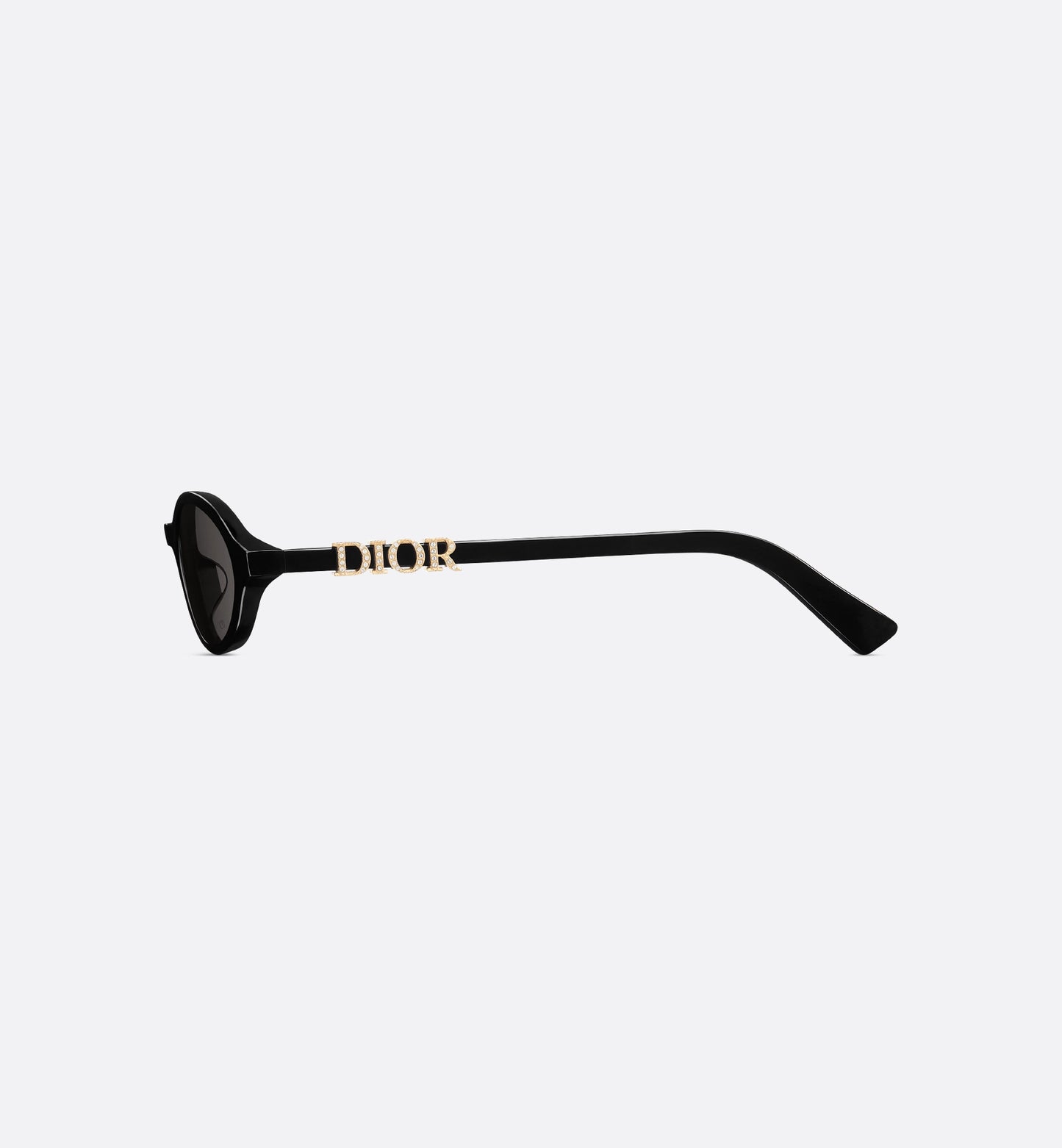 Women's oval black Treasure R1I sunglasses